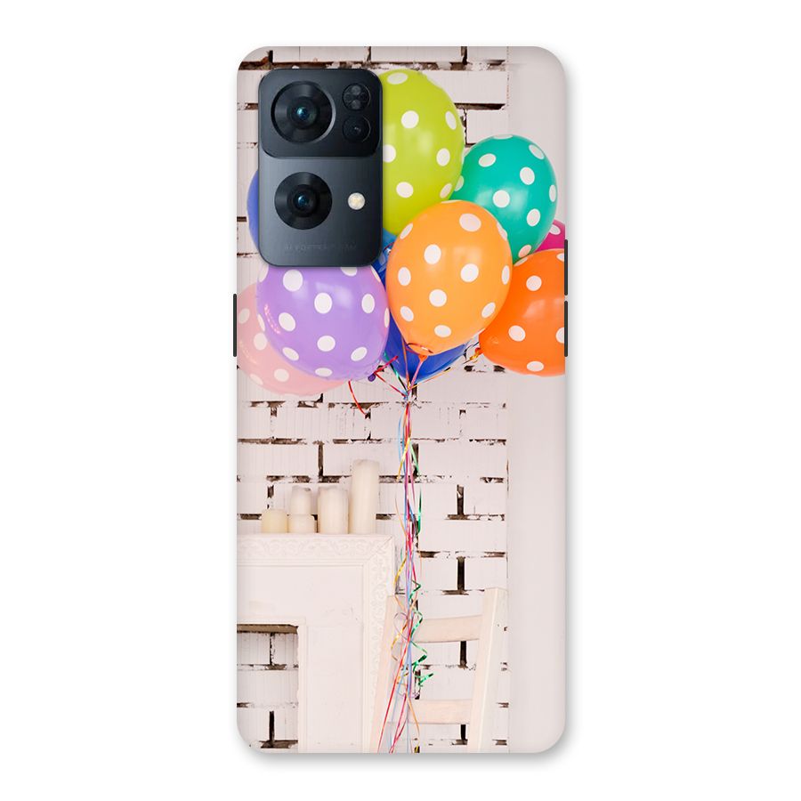 Party Balloons Back Case for Oppo Reno7 Pro 5G