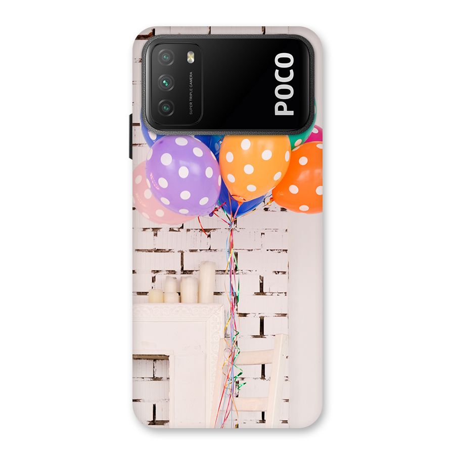 Party Balloons Back Case for Poco M3