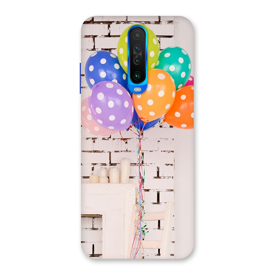 Party Balloons Back Case for Poco X2