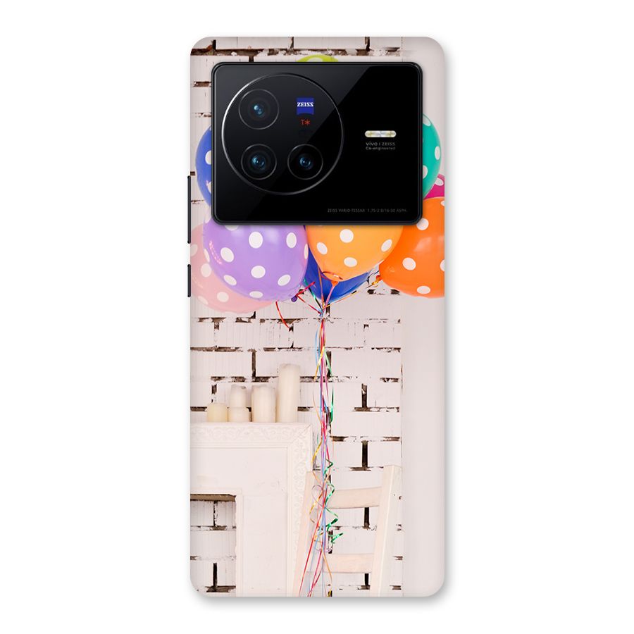 Party Balloons Back Case for Vivo X80