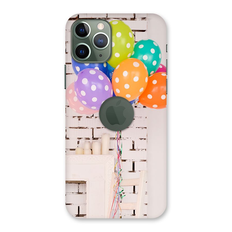 Party Balloons Back Case for iPhone 11 Pro Logo  Cut