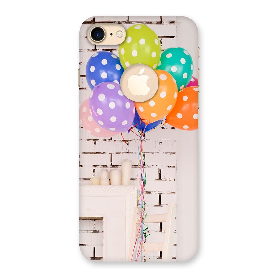 Party Balloons Back Case for iPhone 7 Logo Cut