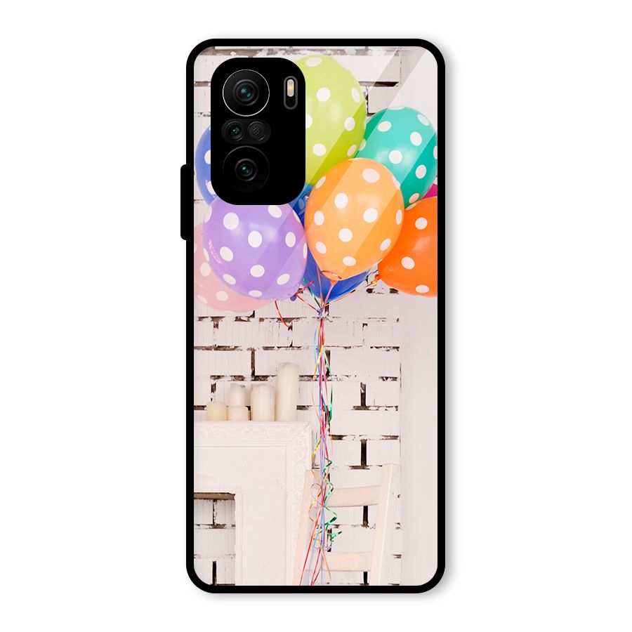 Party Balloons Glass Back Case for Mi 11x