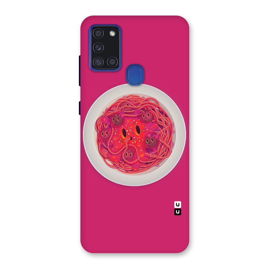 Pasta Cute Back Case for Galaxy A21s