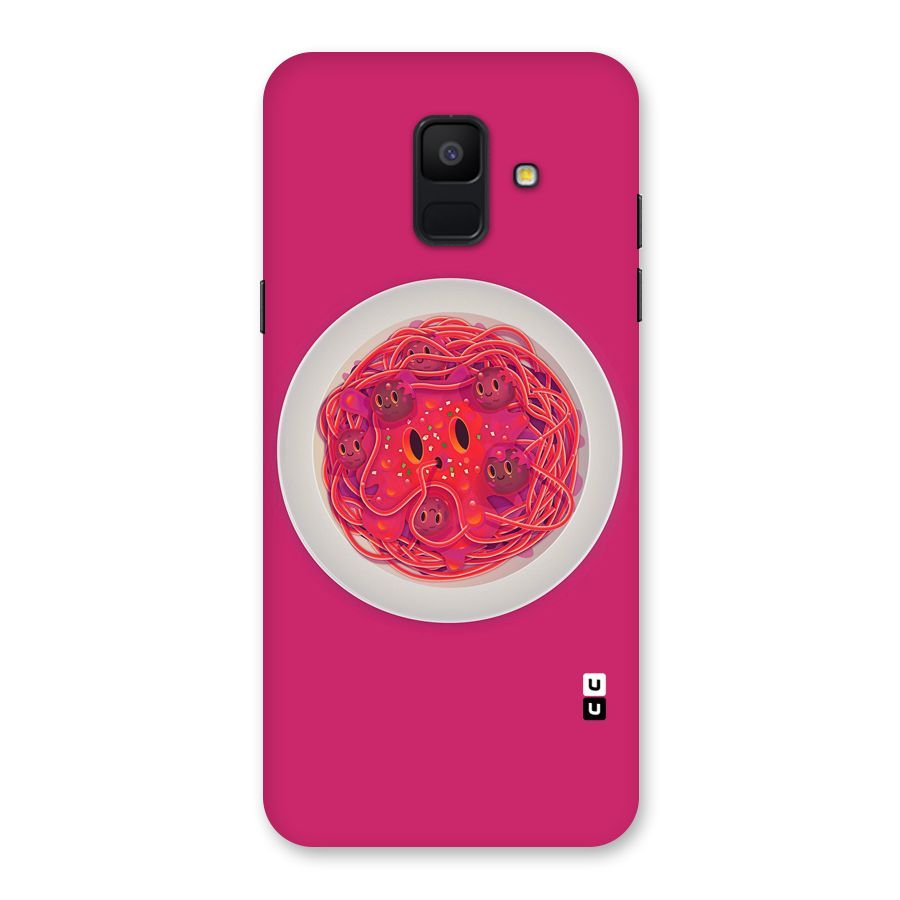 Pasta Cute Back Case for Galaxy A6 (2018)