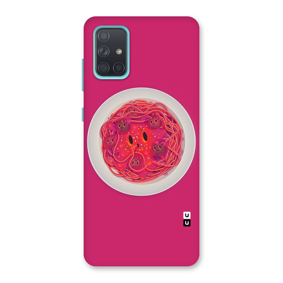 Pasta Cute Back Case for Galaxy A71