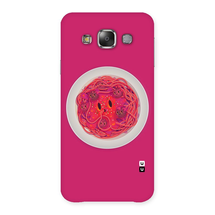 Pasta Cute Back Case for Galaxy E7