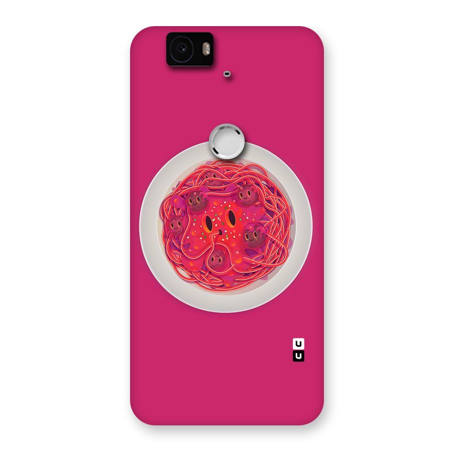 Pasta Cute Back Case for Google Nexus-6P
