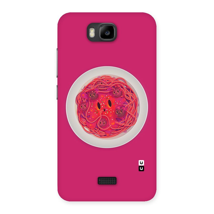 Pasta Cute Back Case for Honor Bee