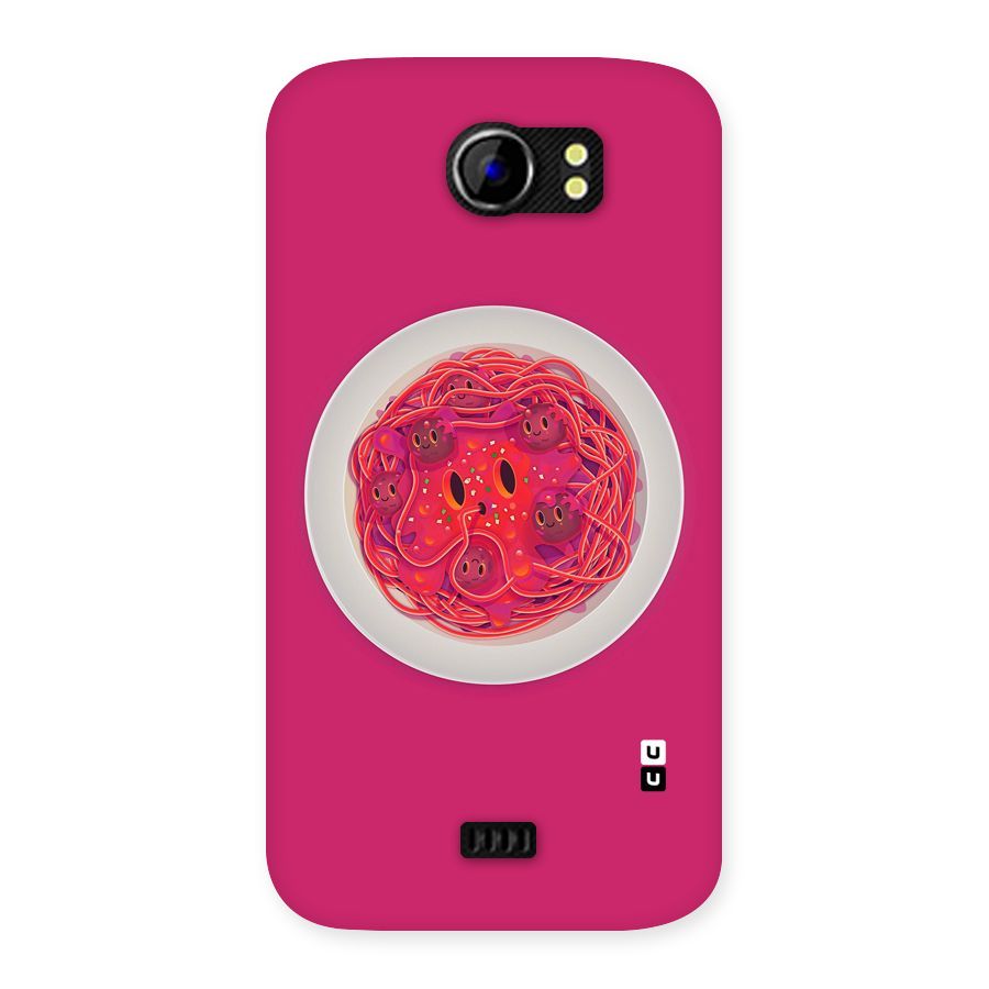 Pasta Cute Back Case for Micromax Canvas 2 A110