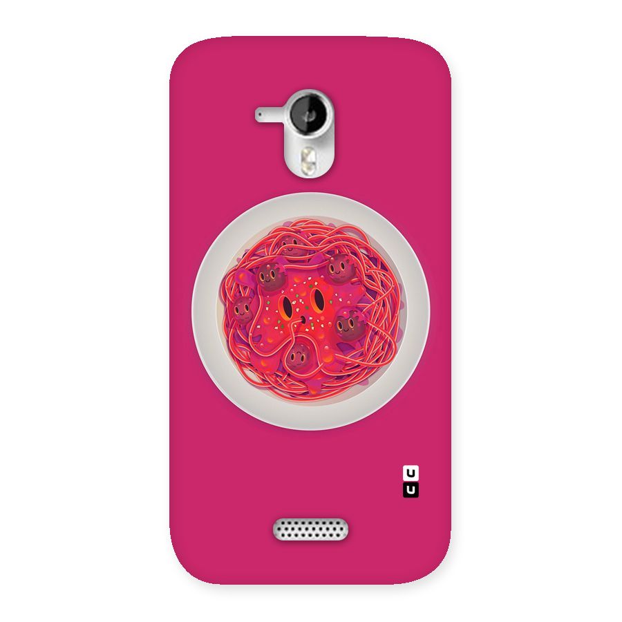 Pasta Cute Back Case for Micromax Canvas HD A116