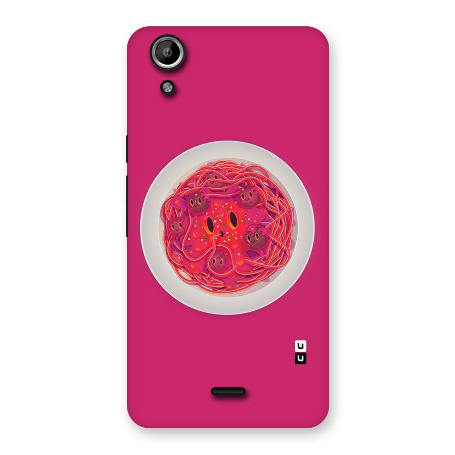 Pasta Cute Back Case for Micromax Canvas Selfie Lens Q345