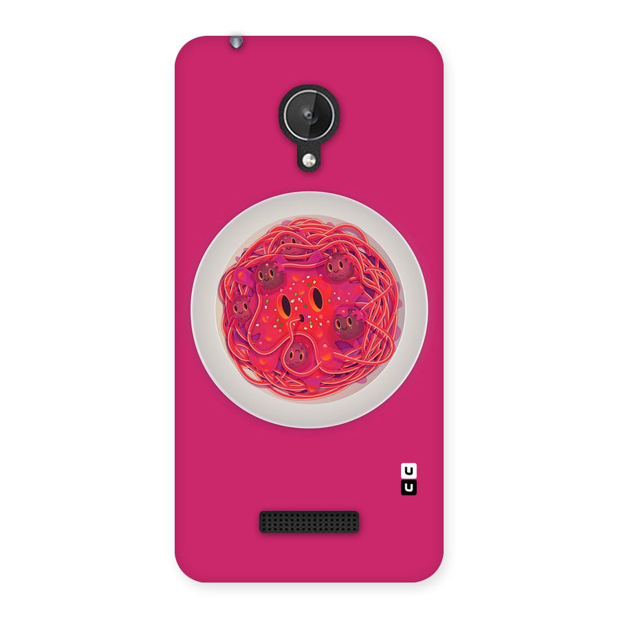 Pasta Cute Back Case for Micromax Canvas Spark Q380