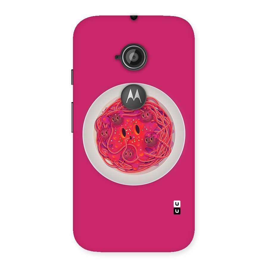 Pasta Cute Back Case for Moto E 2nd Gen