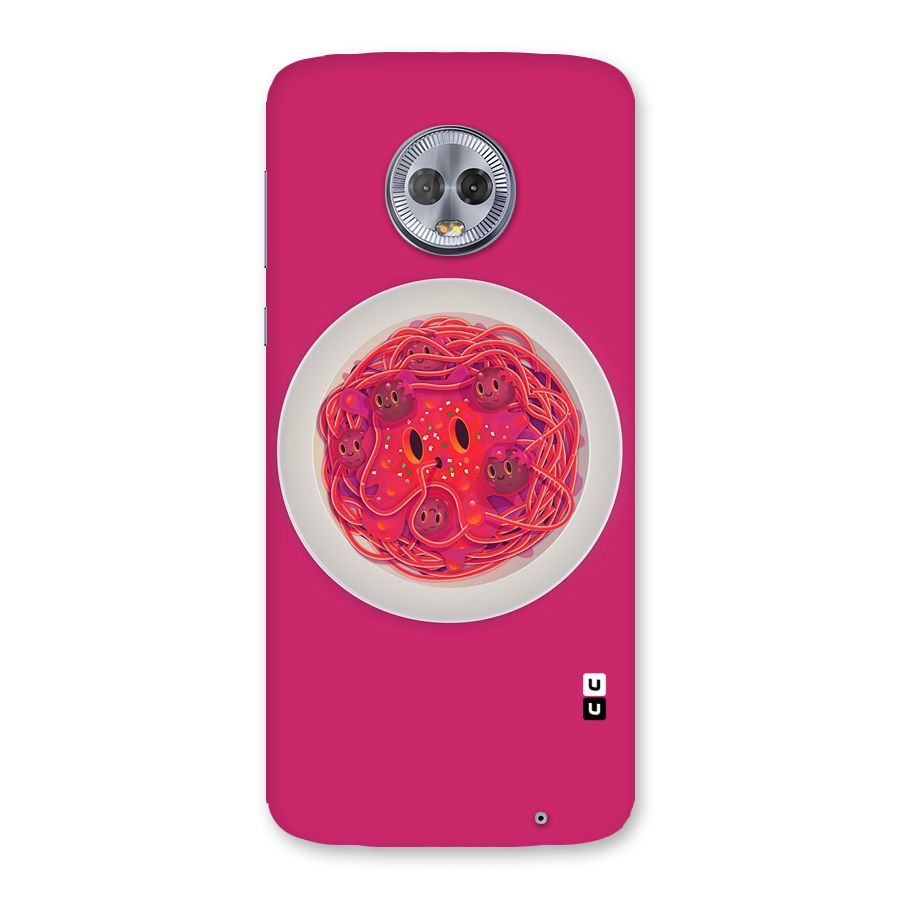 Pasta Cute Back Case for Moto G6 Plus