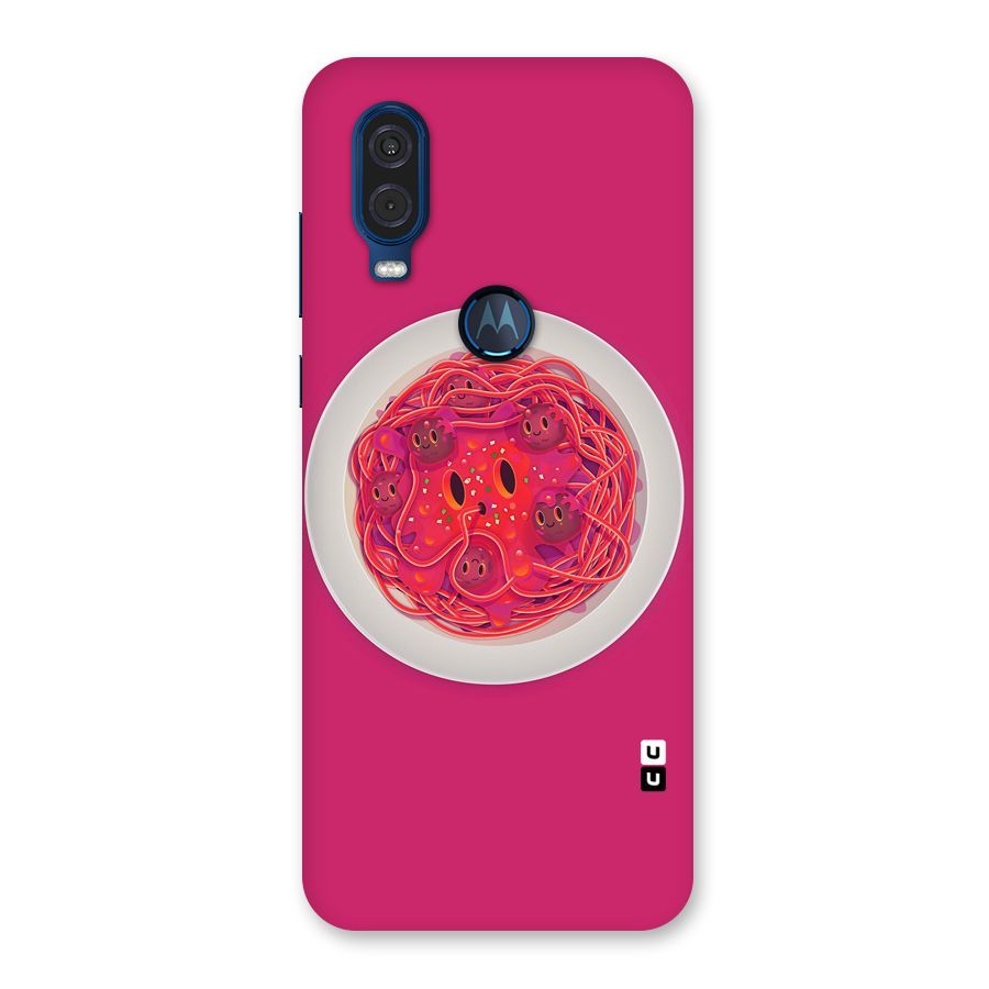 Pasta Cute Back Case for Motorola One Vision