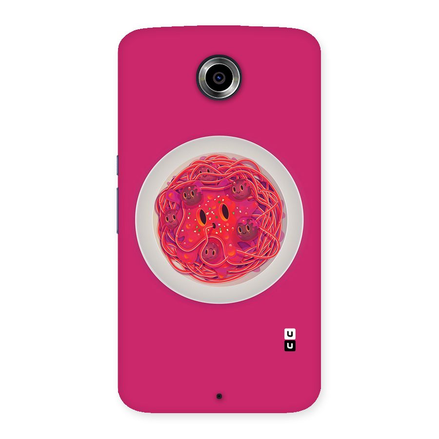 Pasta Cute Back Case for Nexsus 6
