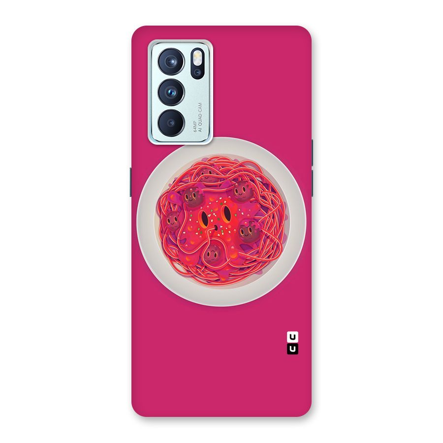 Pasta Cute Back Case for Oppo Reno6 Pro 5G