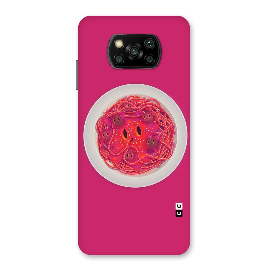 Pasta Cute Back Case for Poco X3