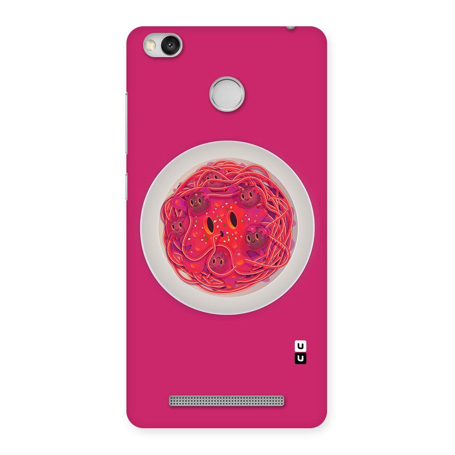 Pasta Cute Back Case for Redmi 3S Prime