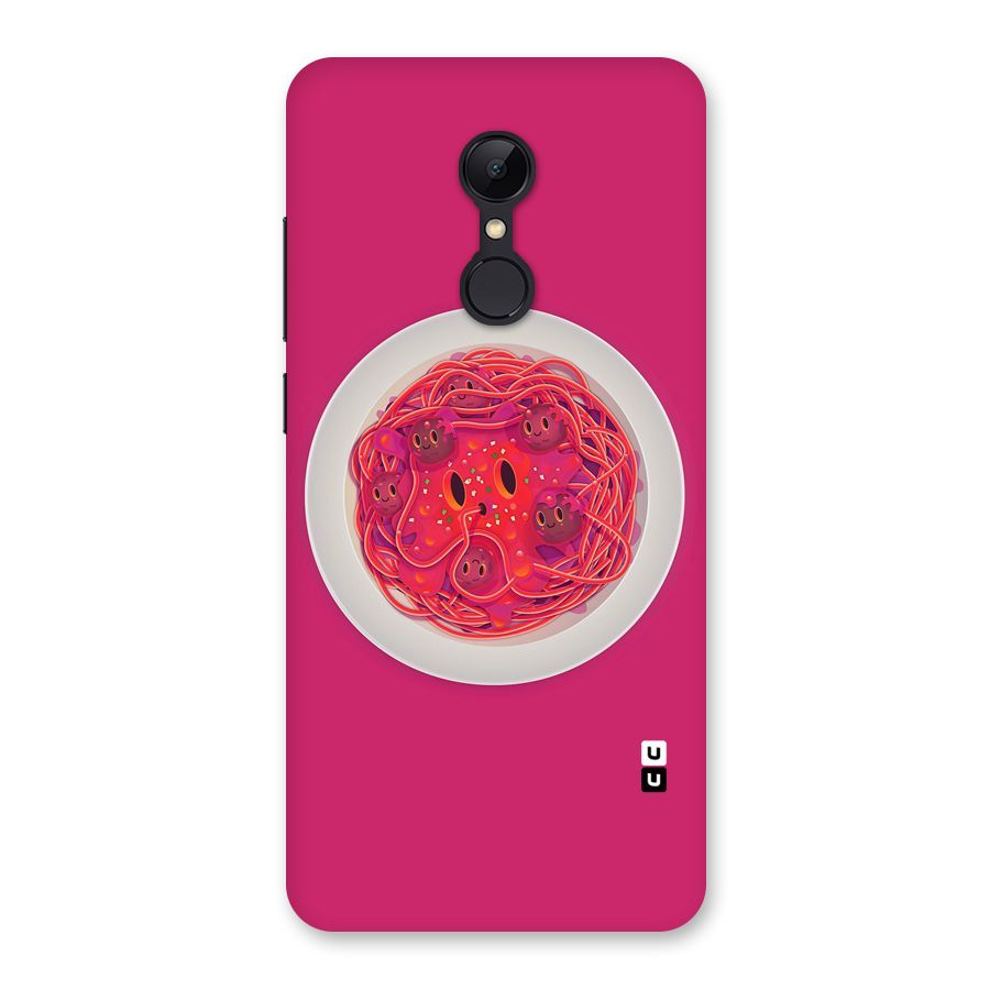 Pasta Cute Back Case for Redmi 5
