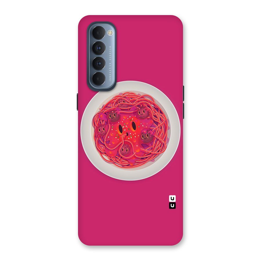Pasta Cute Back Case for Reno4 Pro
