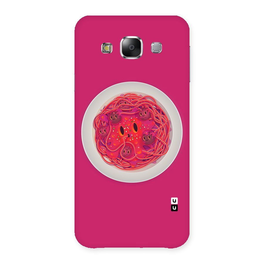 Pasta Cute Back Case for Samsung Galaxy E5