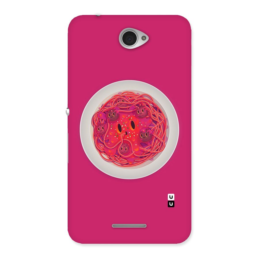 Pasta Cute Back Case for Sony Xperia E4
