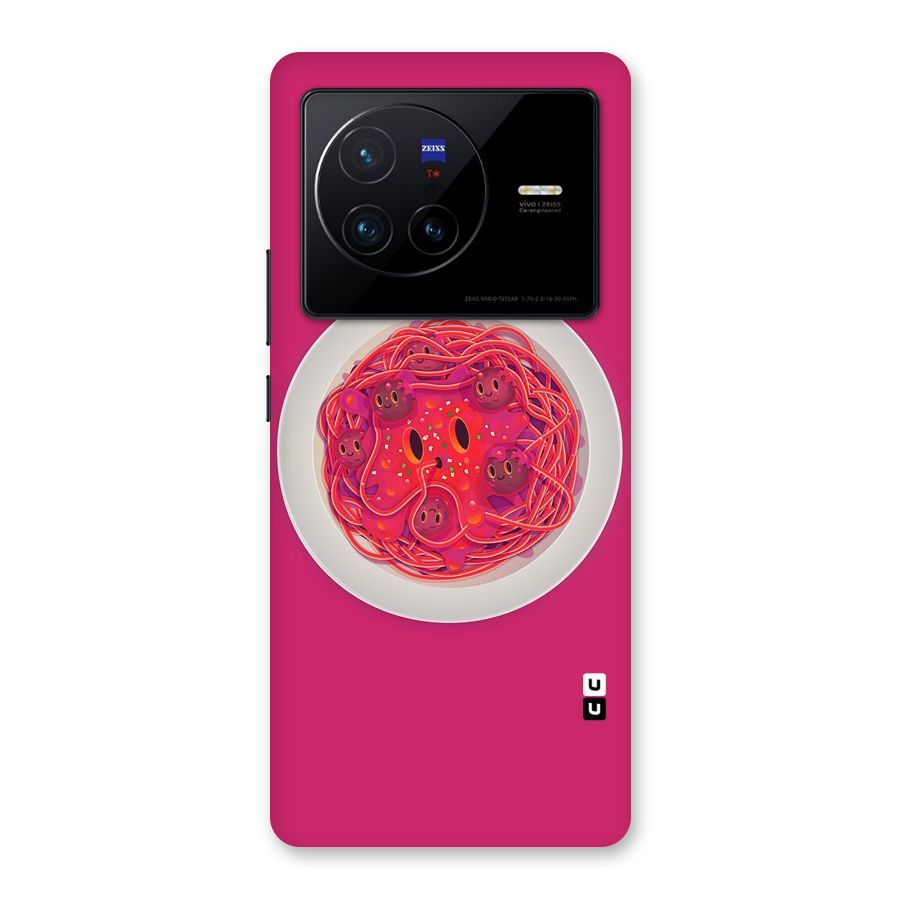 Pasta Cute Back Case for Vivo X80