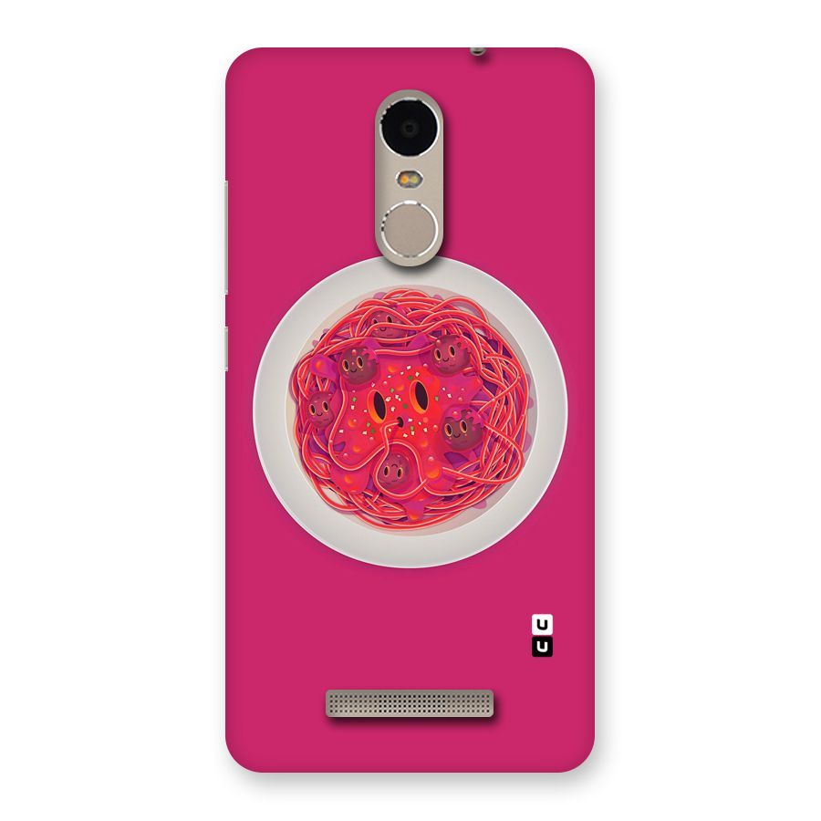 Pasta Cute Back Case for Xiaomi Redmi Note 3