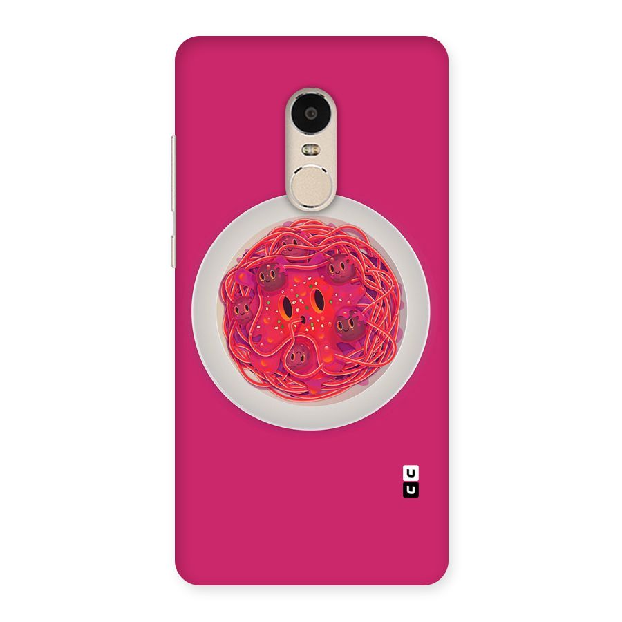 Pasta Cute Back Case for Xiaomi Redmi Note 4