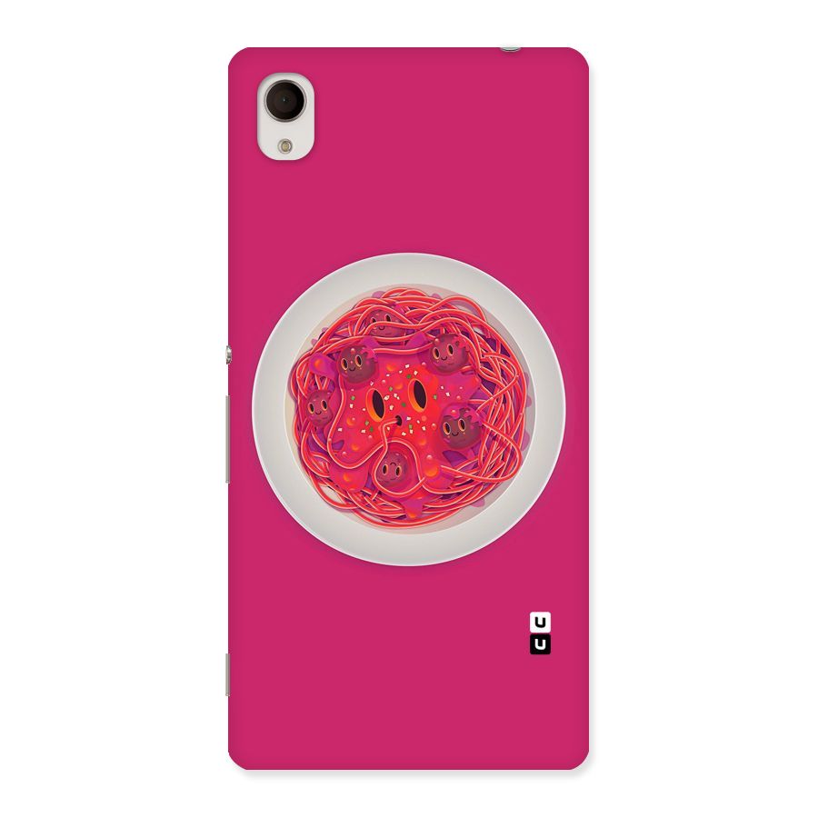 Pasta Cute Back Case for Xperia M4 Aqua