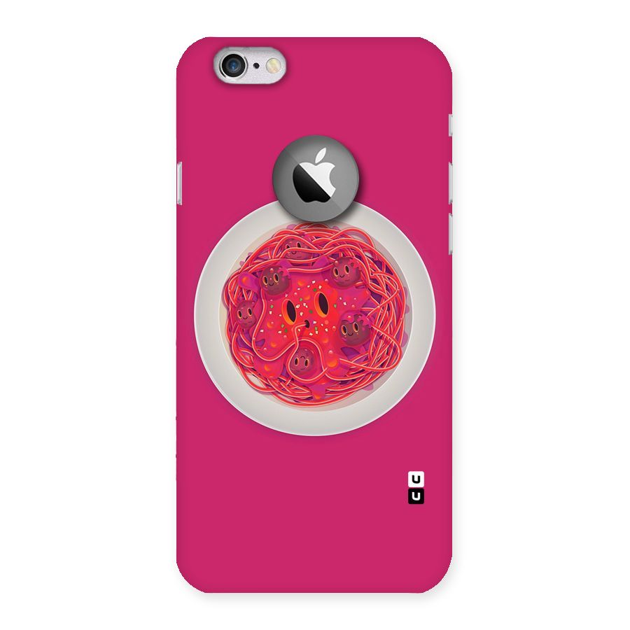 Pasta Cute Back Case for iPhone 6 Logo Cut