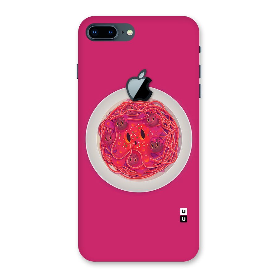 Pasta Cute Back Case for iPhone 7 Plus Apple Cut