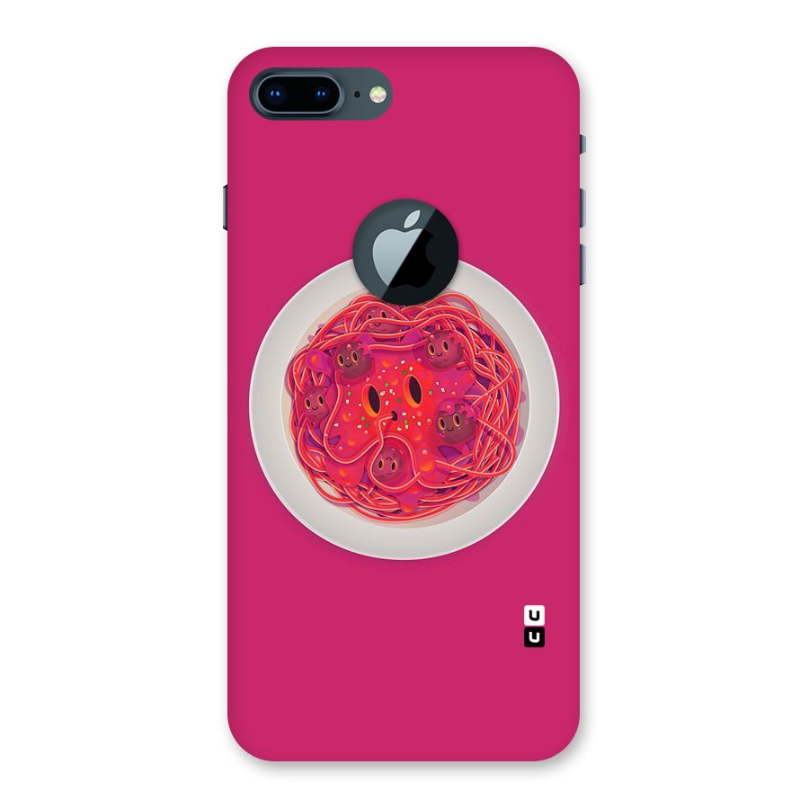 Pasta Cute Back Case for iPhone 7 Plus Logo Cut