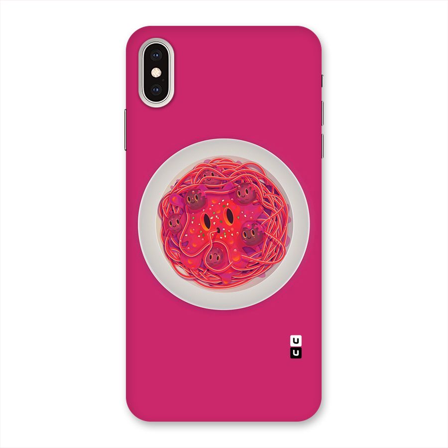 Pasta Cute Back Case for iPhone XS Max