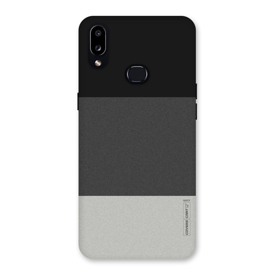 Pastel Black and Grey Back Case for Galaxy A10s