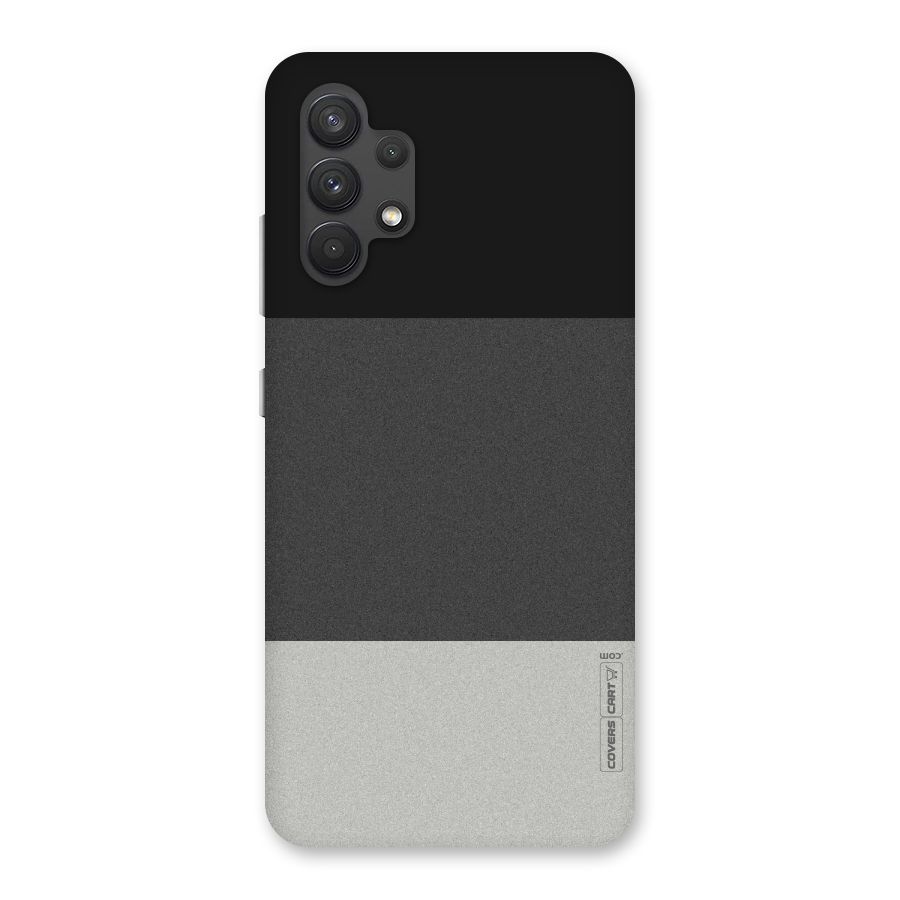 Pastel Black and Grey Back Case for Galaxy A32