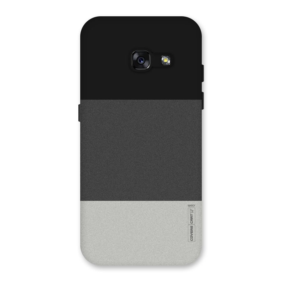 Pastel Black and Grey Back Case for Galaxy A3 (2017)