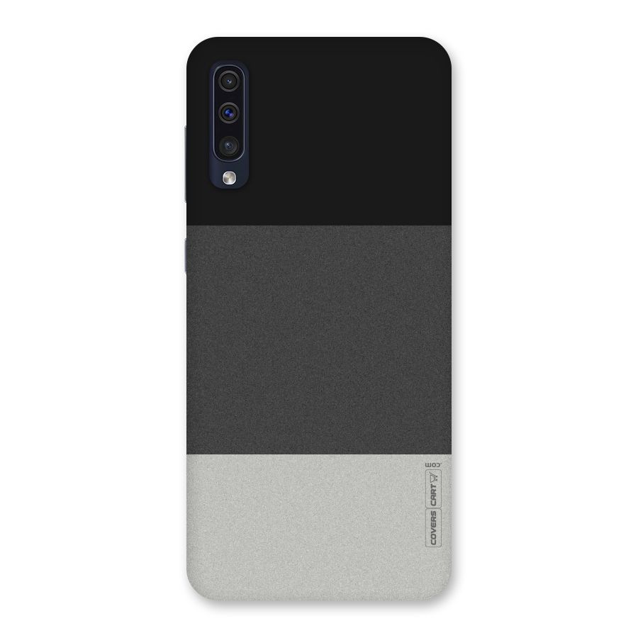 Pastel Black and Grey Back Case for Galaxy A50s