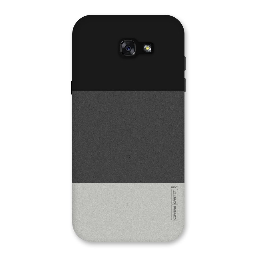 Pastel Black and Grey Back Case for Galaxy A7 (2017)