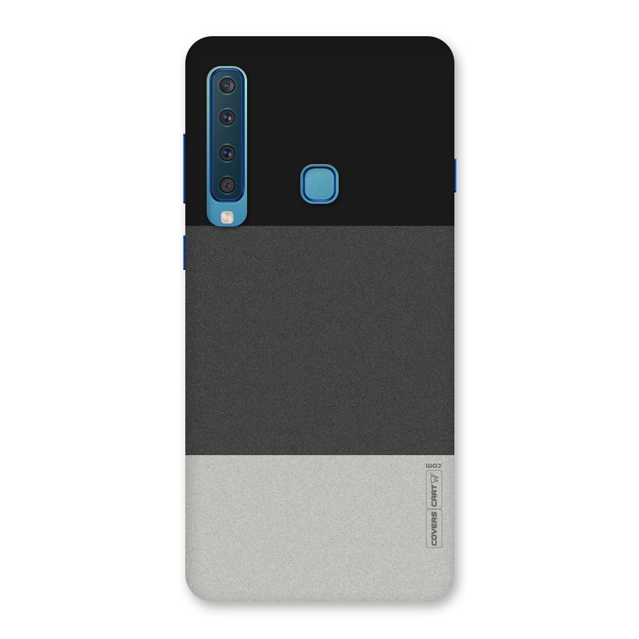 Pastel Black and Grey Back Case for Galaxy A9 (2018)