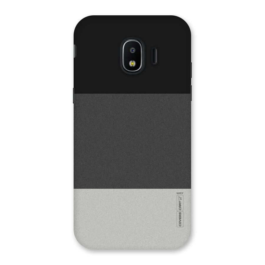 Pastel Black and Grey Back Case for Galaxy J2 Pro 2018