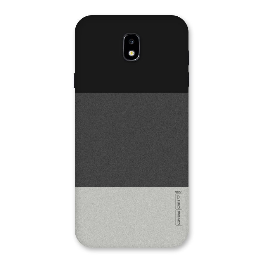Pastel Black and Grey Back Case for Galaxy J7 Pro