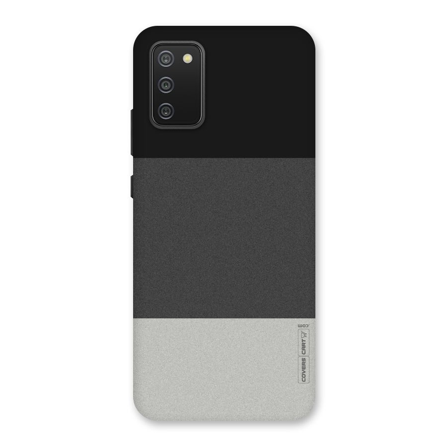 Pastel Black and Grey Back Case for Galaxy M02s