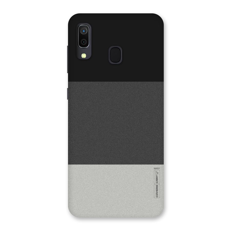 Pastel Black and Grey Back Case for Galaxy M10s