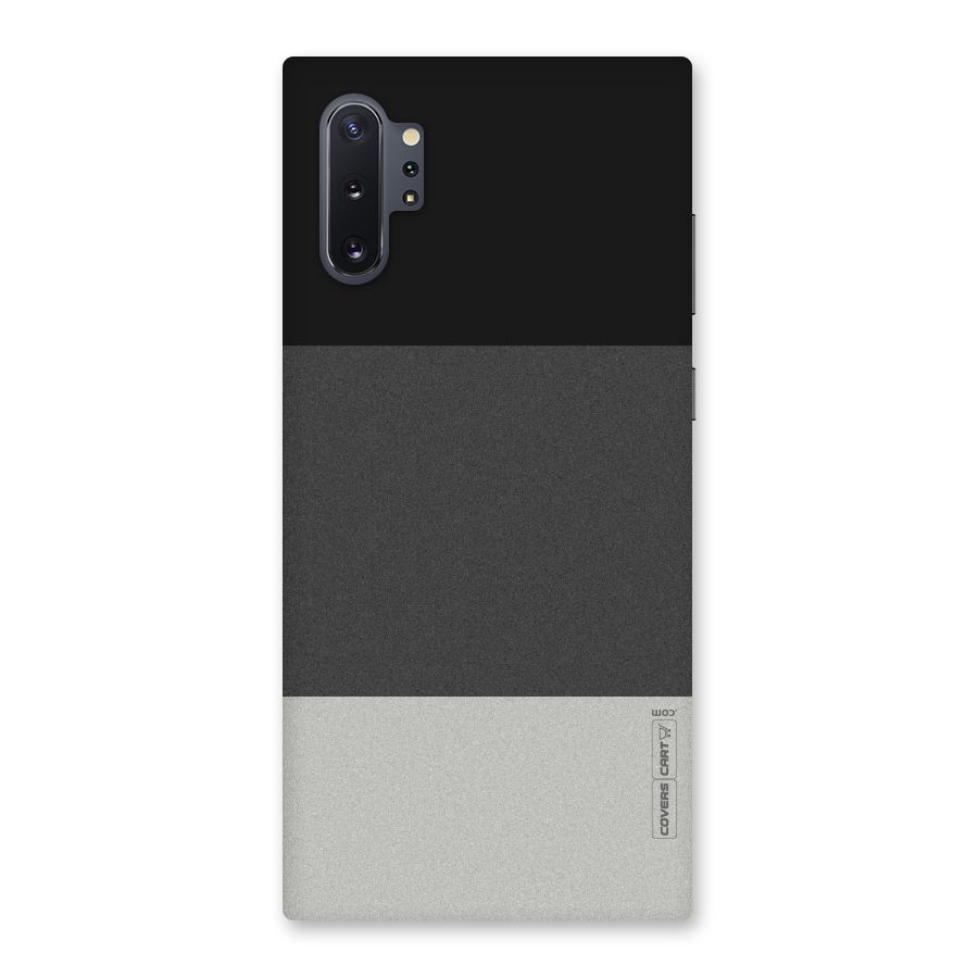 Pastel Black and Grey Back Case for Galaxy Note 10 Plus