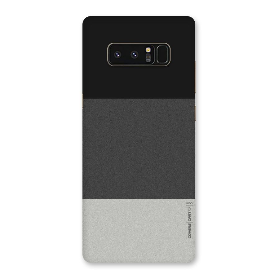 Pastel Black and Grey Back Case for Galaxy Note 8