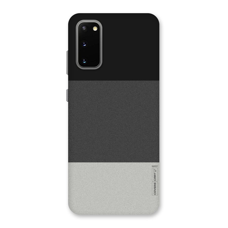 Pastel Black and Grey Back Case for Galaxy S20