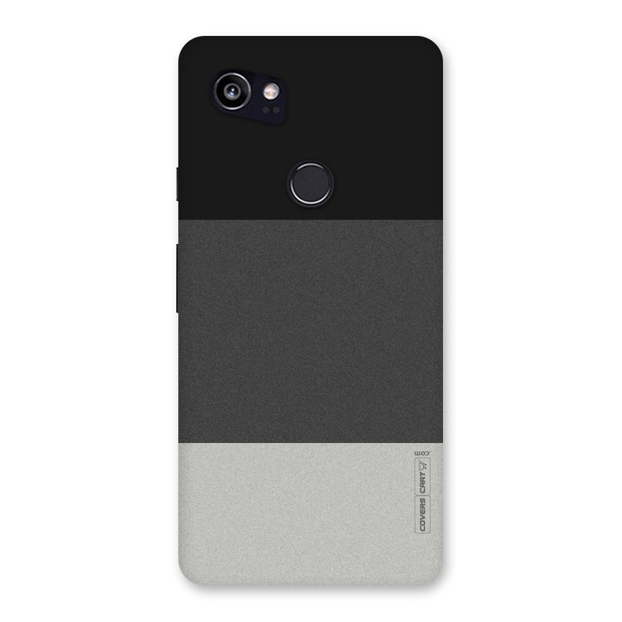 Pastel Black and Grey Back Case for Google Pixel 2 XL
